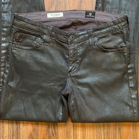 AG The Legging Coated Brown - Picture 4 of 12